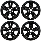 17" Gloss Black Wheel Skins for 2010-2017 Chevy Equinox - UQSK0165