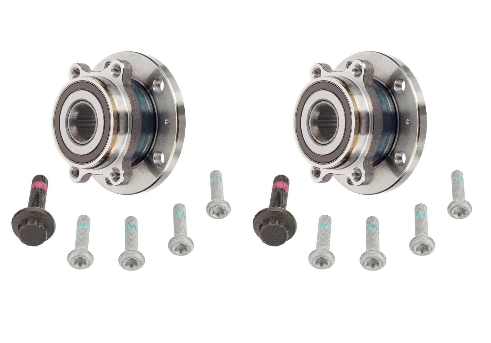 Set of 4 Wheel Bearings for Audi A3 Quattro TT Quattro VW R32 (2006–2013)