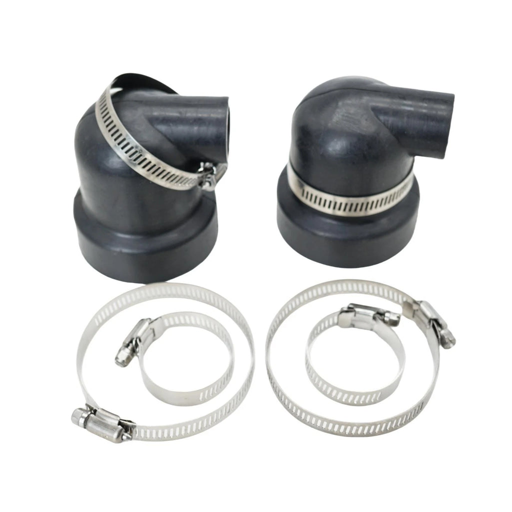 Set of 2 Heat Exchanger End Caps for Volvo Penta MD2010/2020 MD2030/40