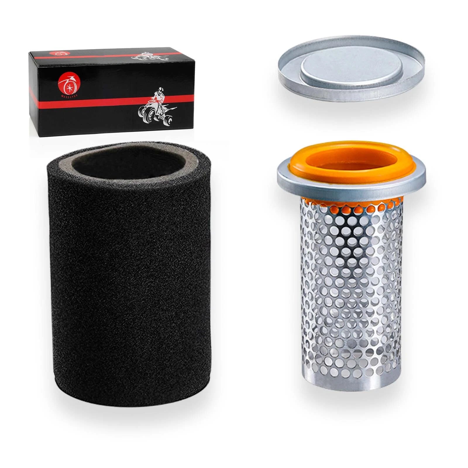 Air Filter & Guide Cage Cap for Yamaha Kodiak 400 450 (2004–2024)