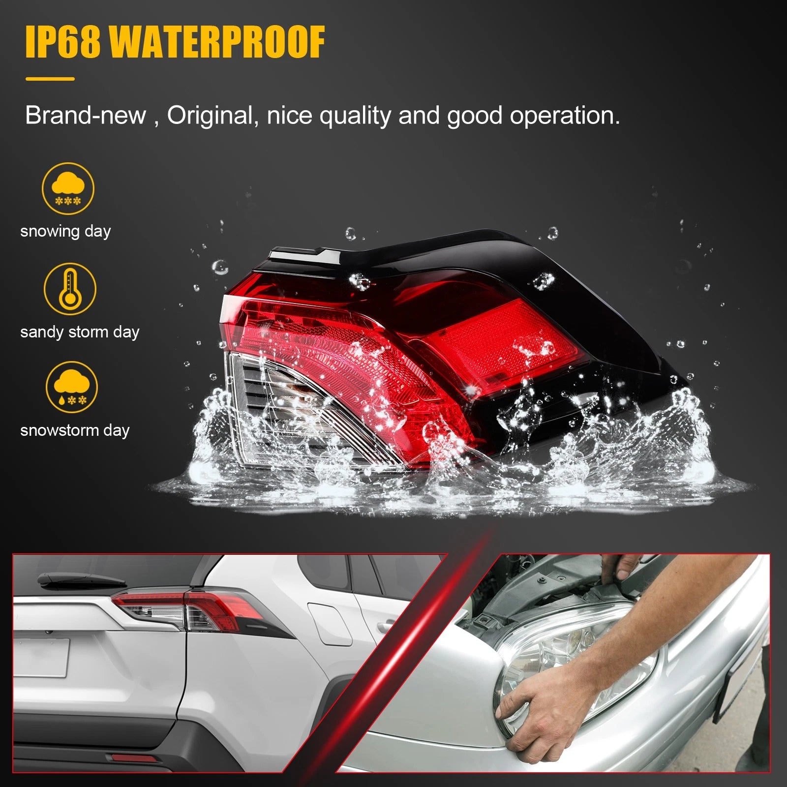 Tail Light Assembly for Toyota RAV4 (2019–2023) Right Side