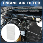 Engine Air Filter No. 17801YZZ01 for Toyota Camry 2.4L 3.0L (2002–2011)