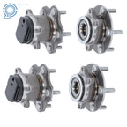 Set of 4 Wheel Hub Bearings for Nissan Rogue (2008–2013)