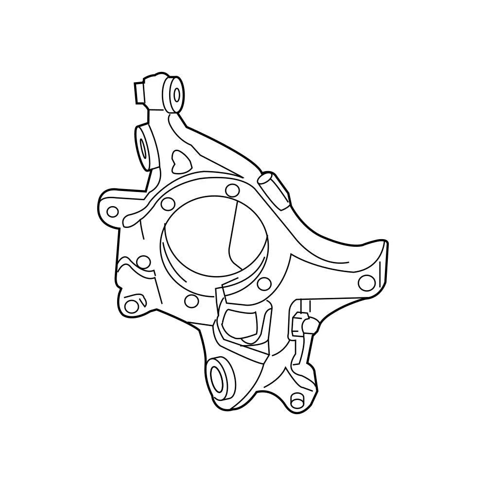 Genuine OEM Rear Driver Left Suspension Knuckle for Chrysler Dodge