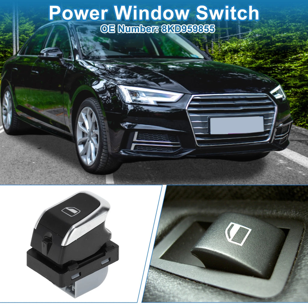 Passenger Side Power Window Switch for Audi A4 A5 S4 (2008–2016) No. 8KD959855