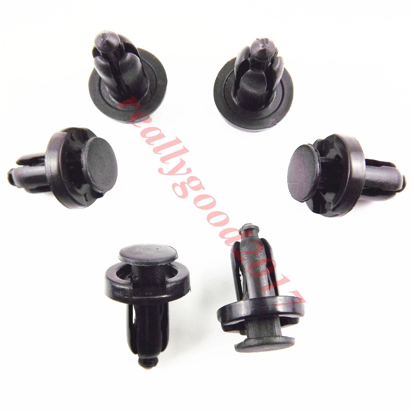 Set of 100 Push Type Rivet Retainers for Honda