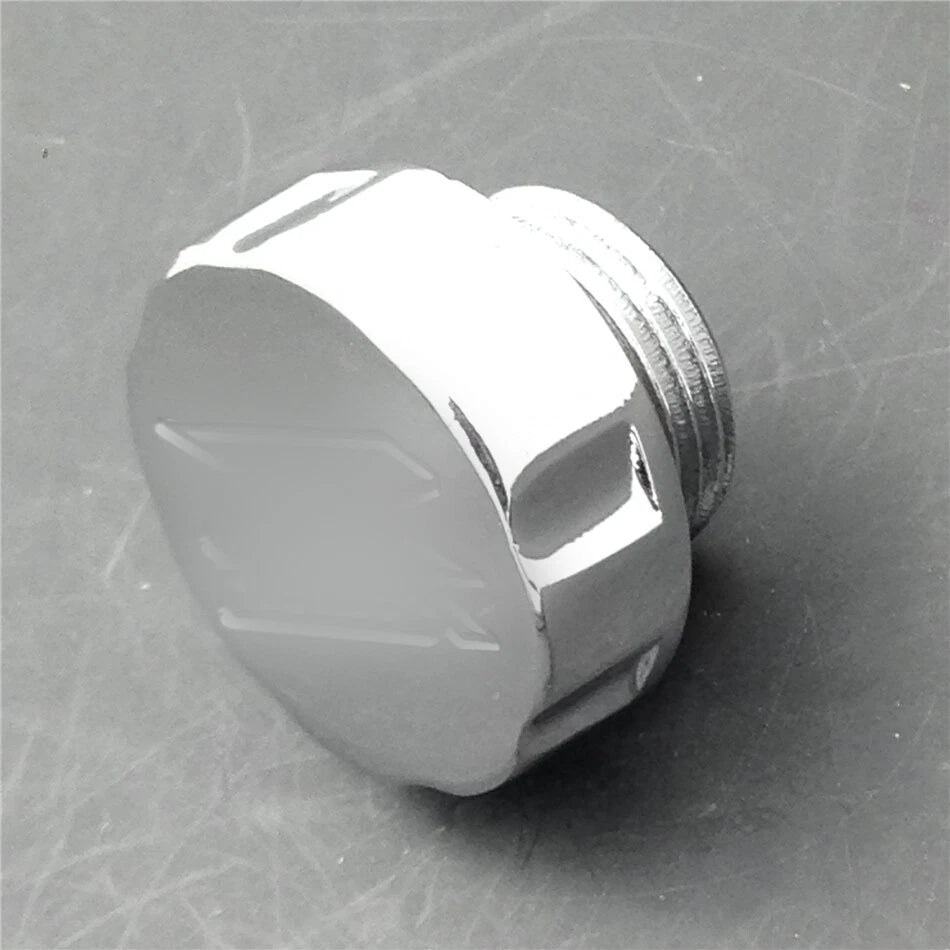Chrome Fluid Reservoir Cap Cover for Suzuki GSXR 600 750 1000 1100 1300R (1992–2023)