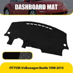 Dash Cover Mat for Volkswagen Beetle (1998–2010) Black Dashboard Carpet