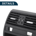 Center Dash A/C Outlet Air Vent Panel Black for BMW 550i (2010-2015)