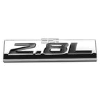 Polished Chrome Emblem Badge for 2.8L Engine Vehicles