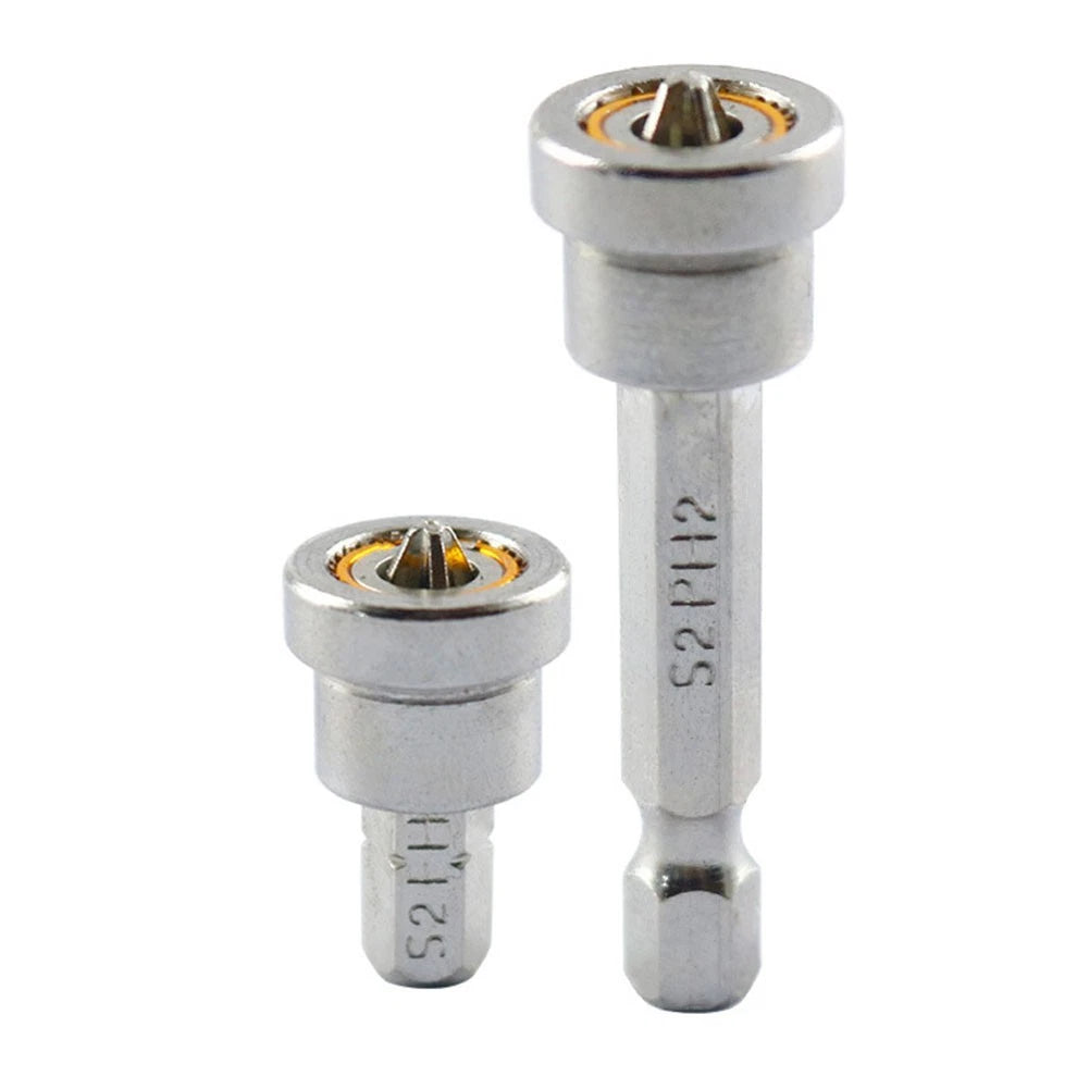 Magnetic Ring Screwdriver Bits for Limit Screw Depth and Damage Prevention