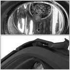 Pair of Clear Lens Fog Lights for Mazda 6 (2014–2016) - Switch, Harness, Black Bezel