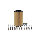Wix Engine Oil Filter & Denso 16 Platinum TT Spark Plugs for Mercedes C208 CLK430 (1998–2003)