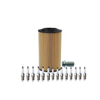 Wix Engine Oil Filter & Denso 16 Platinum TT Spark Plugs for Mercedes C208 CLK430 (1998–2003)