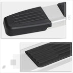 Set of 2 Step Pads for Toyota Tacoma Crew Cab (2005–2021) Silver