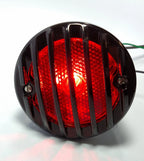 Tail Lights Pair w/ Black Grille Bezel for Ford Car (1933–1936) 12V