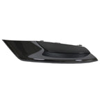 Replacement Black Painted Polypropylene Driver Side Fog Light Cover for Jeep
