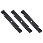 3X Toothed Mower Blades for AYP (Replaces 127843)