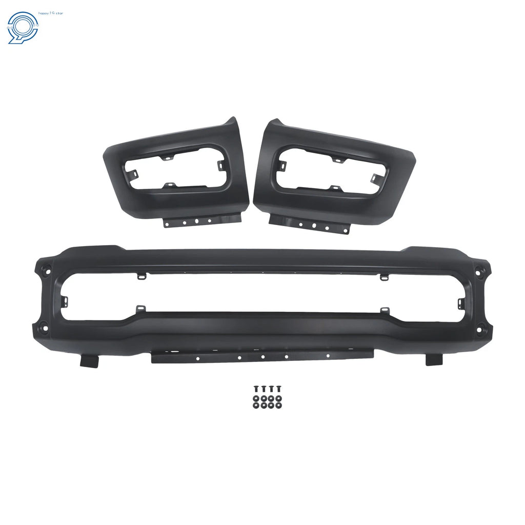 Front Bumper Steel for Ford F250 F350 (2023–2025) Split-Type Black