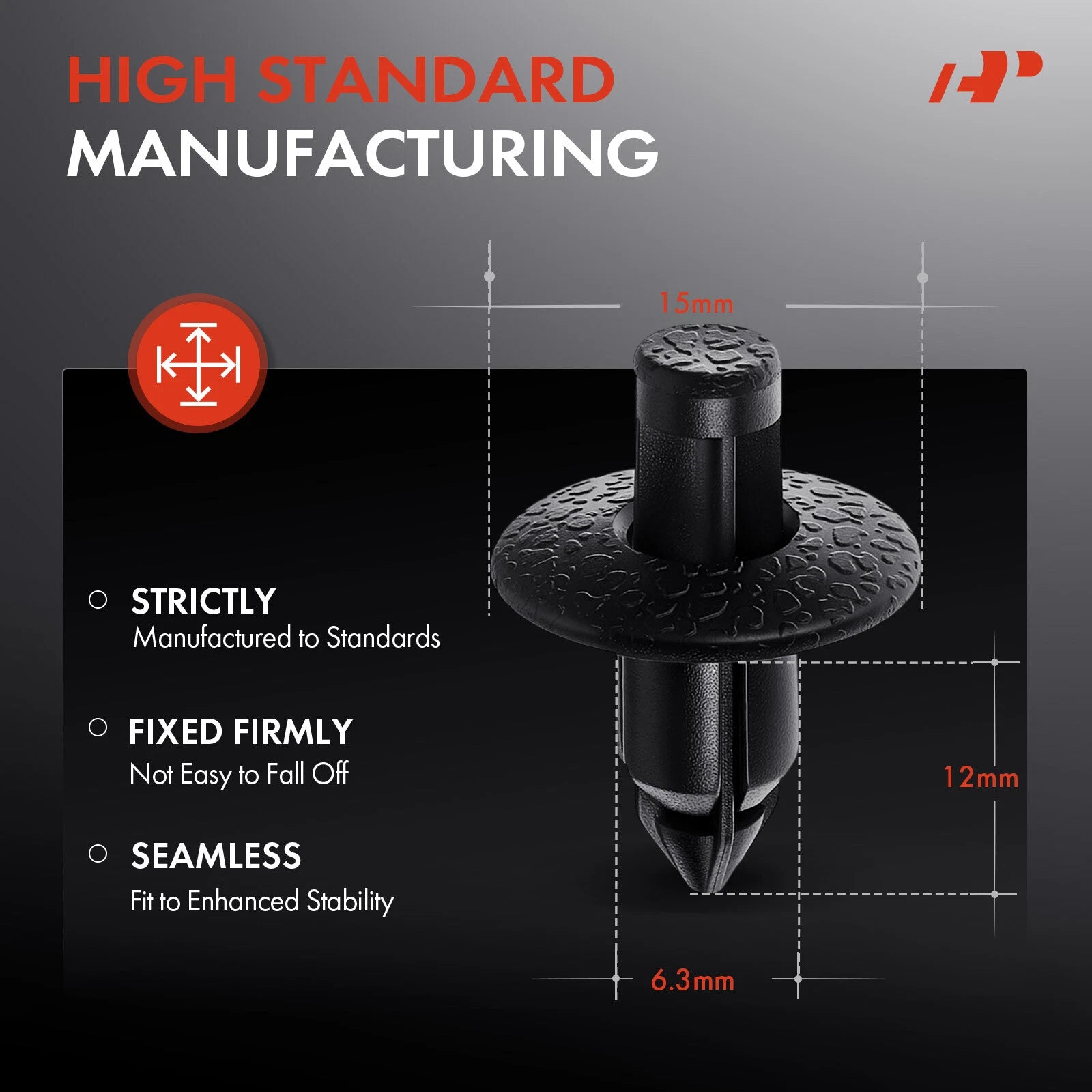 20Pcs Push-Type Retainers for Toyota