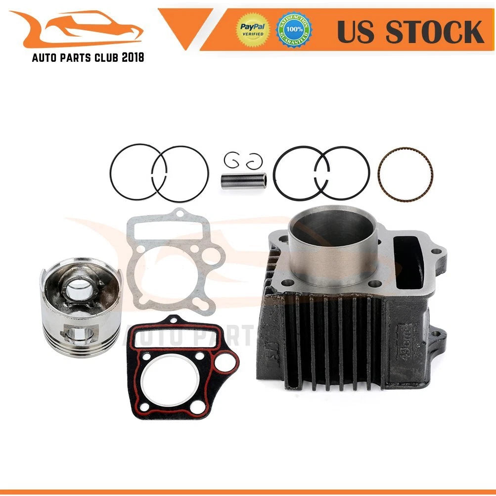 Cylinder Piston Gasket Top Rebuild Kit for Honda Z50 XR50R CRF50F (50cc)