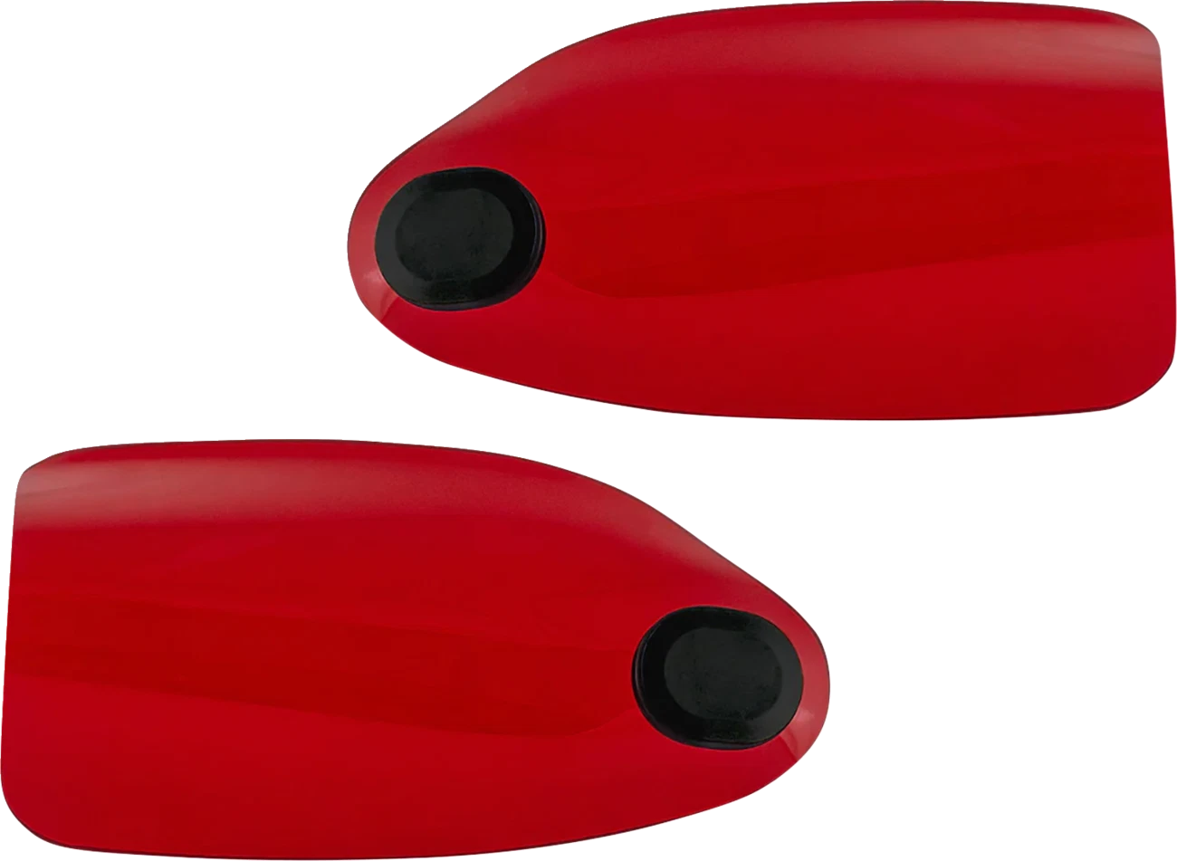 Klock Werks Flare Handguards for Harley-Davidson (Cable Clutch, Red)