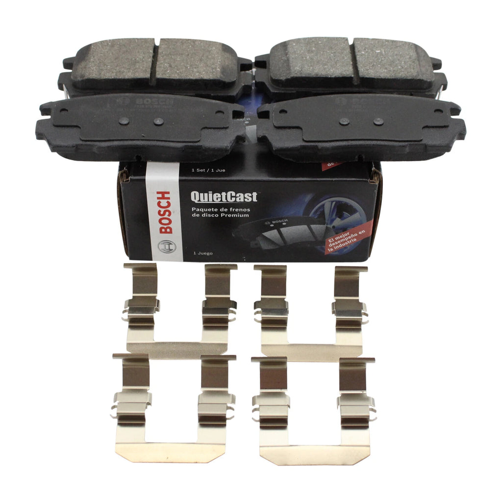 Set of 4 Bosch QuietCast Rear Ceramic Brake Pads for Equinox Terrain Torrent Vue XL-7 (2005–2014)
