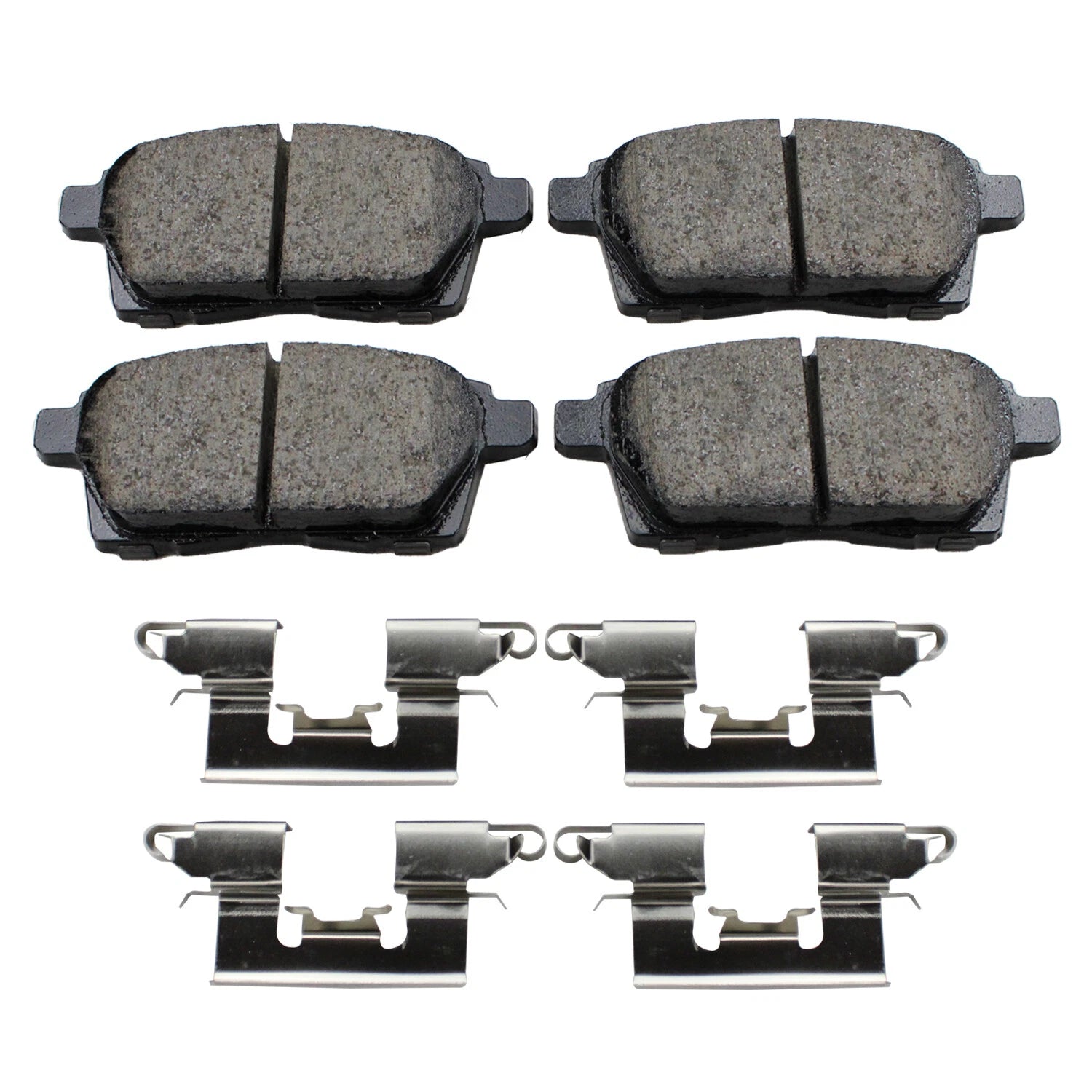 Set of 4 ProAct Disc Brake Pads for Ford Edge, Mazda CX-7, CX-9, Lincoln MKX (2007–2020)