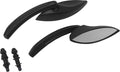 HardDrive Black Elliptical Side Mirrors for Harley Davidson (2014–2017)