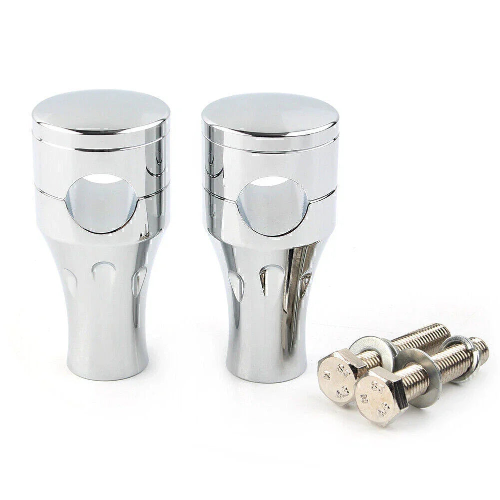 1" 25mm Handlebar Riser Clamps for Harley Honda Yamaha Kawasaki Suzuki