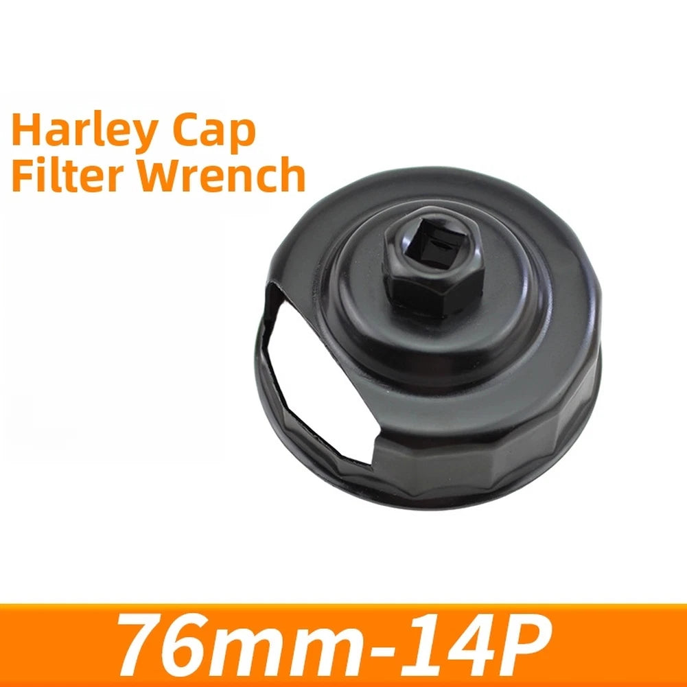 76mm Oil Filter Wrench for (14 Flutes, Carbon Steel)
