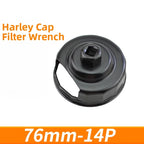 76mm Oil Filter Wrench for (14 Flutes, Carbon Steel)