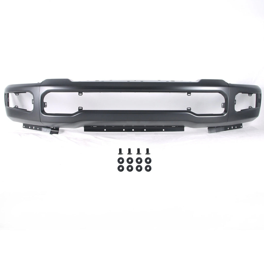Black Front Bumper for Ford F-250 F-350 Super Duty (2023–2025) with Fog Light Holes