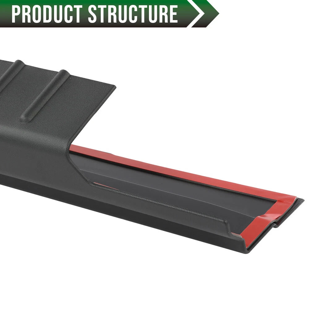Set of 4 Rocker Panel Protector Guards for Ford F150 Crew Cab