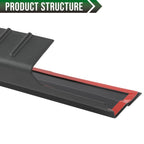 Set of 4 Rocker Panel Protector Guards for Ford F150 Crew Cab