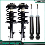 Set of 2 Front Struts + Set of 2 Rear Shock Absorbers for Nissan Quest (2004–2009)
