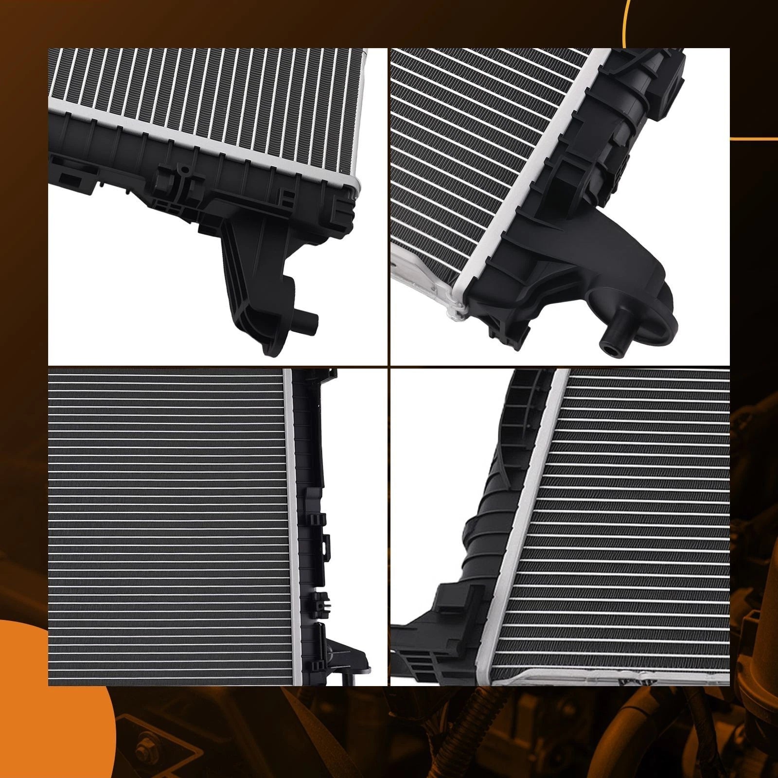 Aluminum Engine Radiator for Audi A5/A6 2.0L (2018–2022)