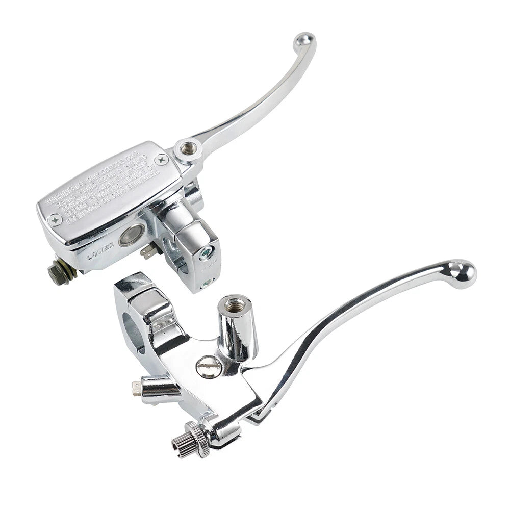 Hydraulic Brake Master Cylinder Clutch Lever for Universal 1" Motorcycle Bar