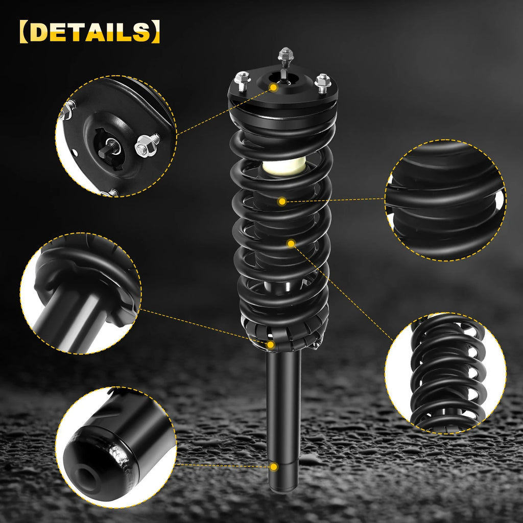 Set of 2 Front Complete Struts for Ford Fusion, Mercury Milan