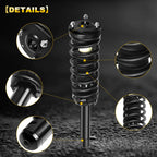 Set of 2 Front Complete Struts for Ford Fusion, Mercury Milan
