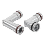 Set of 2 Heater Hose Elbows for Chevy Buick (1995–2008) 3.8L Aluminum
