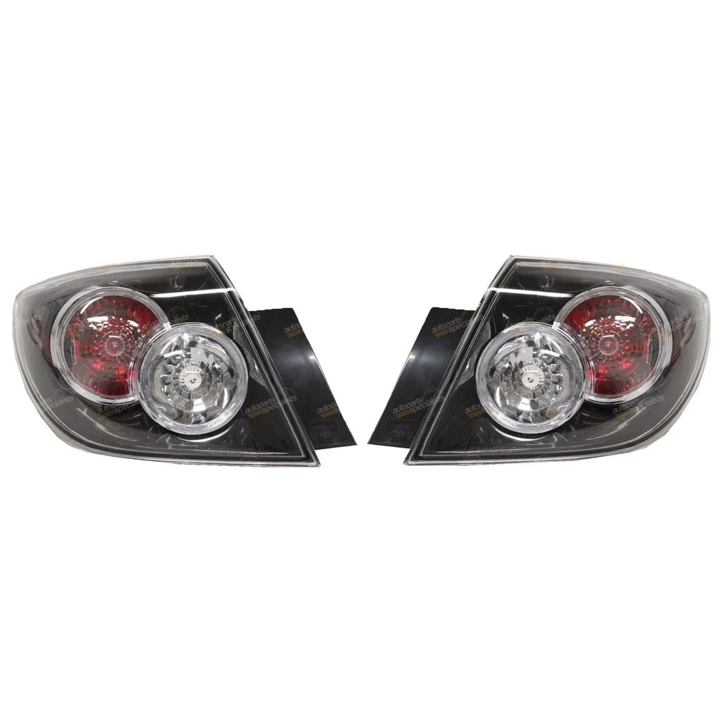 Tail Lights Pair LH+RH 5Dr Hatch for Mazda 3 BK Ser2 (2006 - 2009)