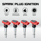 Set of 4 Ignition Coil Packs for Audi TT A4 A5 R8 VW Golf Jetta GTI 2.0L 2.0T UF529
