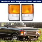 1 Pair Front Corner Light for Land Rover Range Rover Classic (1987–1995)