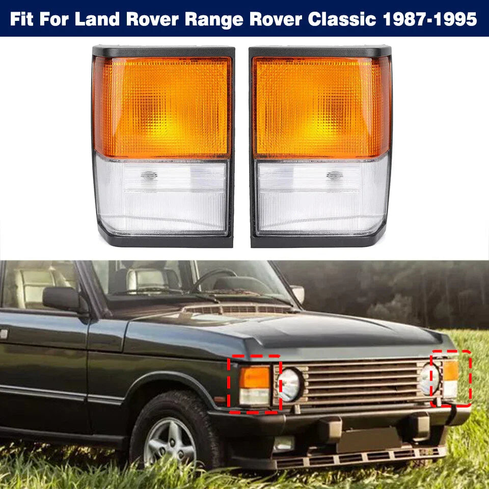 1 Pair Front Corner Light for Land Rover Range Rover Classic (1987–1995)