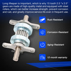 Slide-Out Gear Box Pack Assembly 15 Tooth for RV (2.5"x 2.5")
