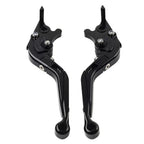 Extendable Brake Clutch Levers for BMW F650GS (2002-2007) Black