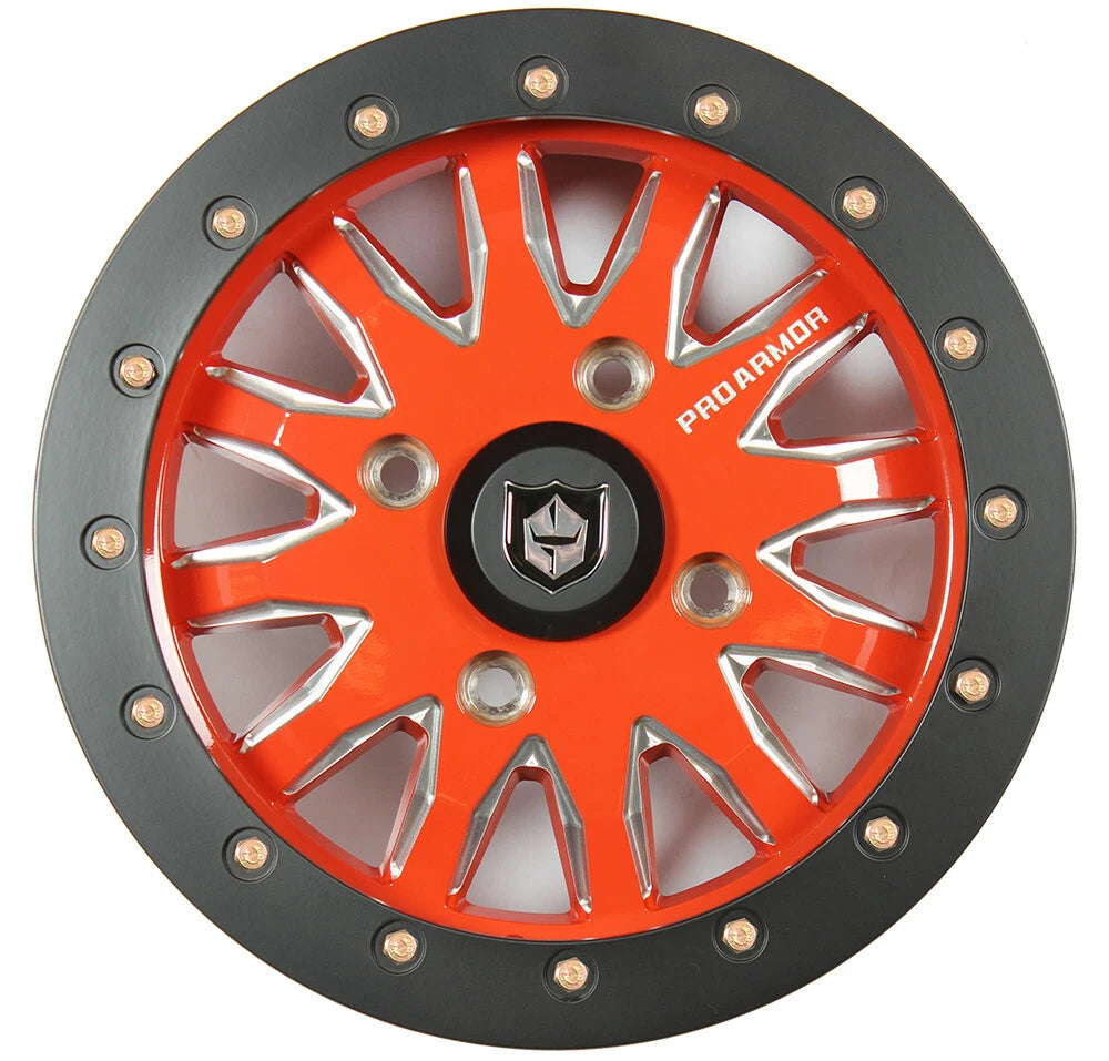 Pro Armor Halo Milled Beadlock Wheel Rim for Can Am (15x7, 4/136, 4/137)