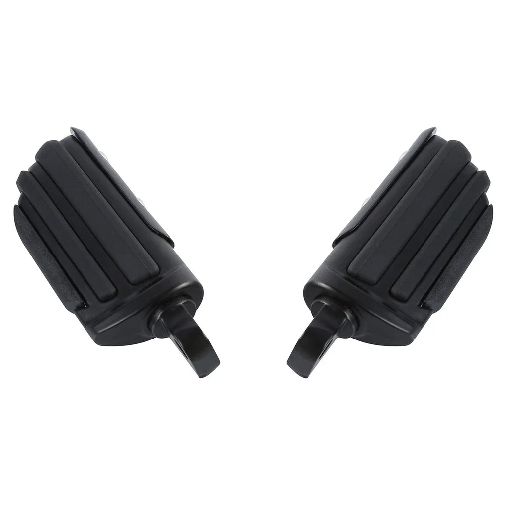 10mm Pilot Mount Footpegs for Harley Softail Touring Matte Black