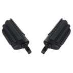 10mm Pilot Mount Footpegs for Harley Softail Touring Matte Black